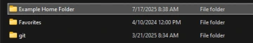 Home folder screenshot #3